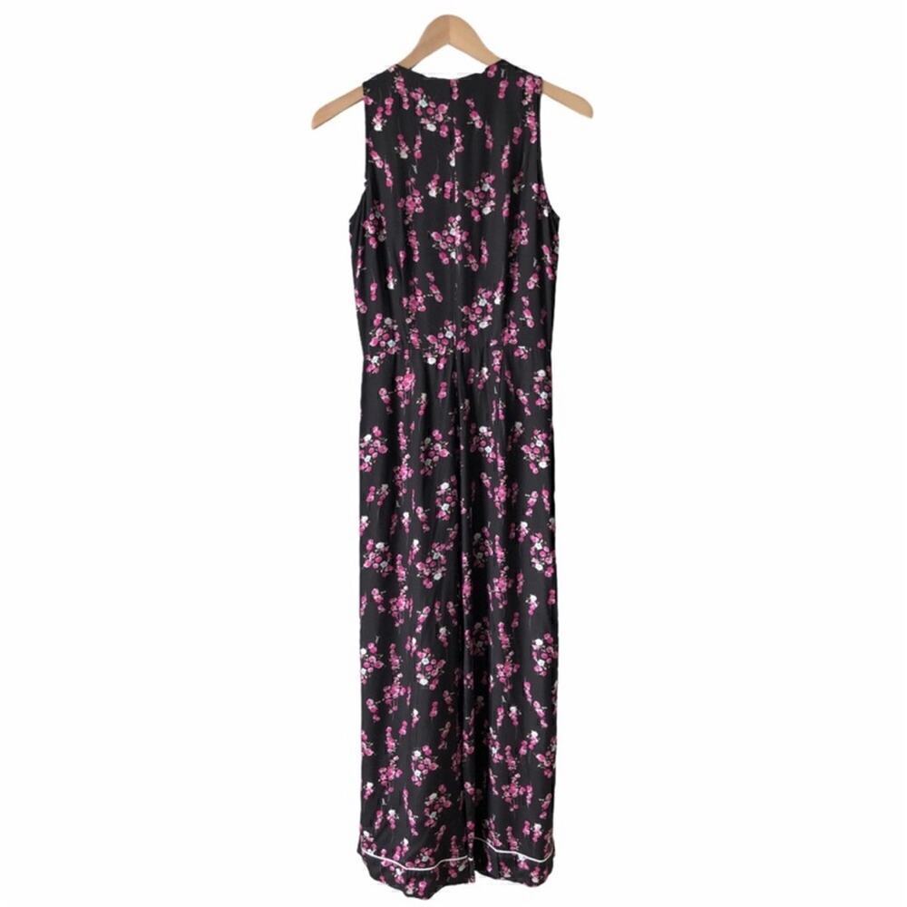 Sonia Rykiel Roses Print Wide Leg Jumpsuit Size 34 NWT - Picture 3 of 7